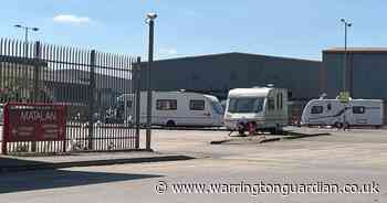 Police to attend as large traveller encampment arrives at Warrington Matalan