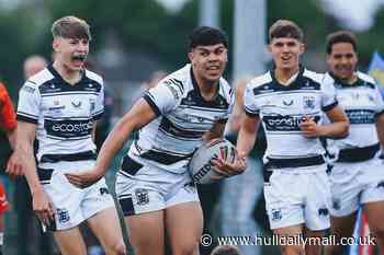 Watch as Hull FC scholarship ace Caleb Paleaaesina scores sensational try against Hull KR