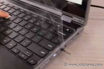 TikTok prank 'Chromebook Challenge' prompts warnings from schools after laptops are set on fire