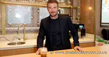 David Beckham spotted in central London at flagship store