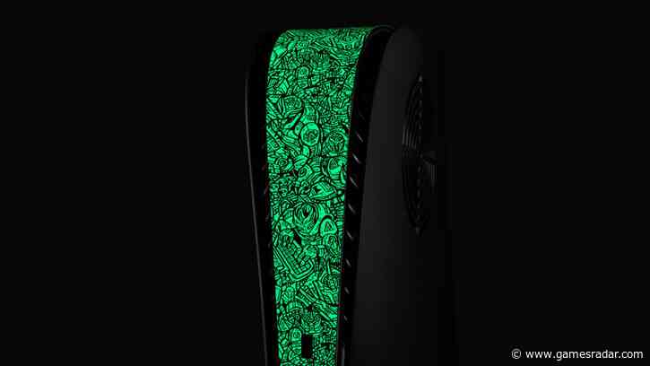 This limited edition glow-in-the-dark PS5 skin is giving me serious 90s bedroom vibes