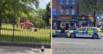 RECAP after police and air ambulance rush to crash in Southall with road closed