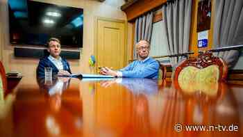 Mit Starmer, Tusk und Macron: Merz ist auf dem Weg nach Kiew