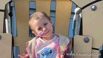 Neuroblastoom opnieuw actief, maar Inez (5) zet strijd dapper verder