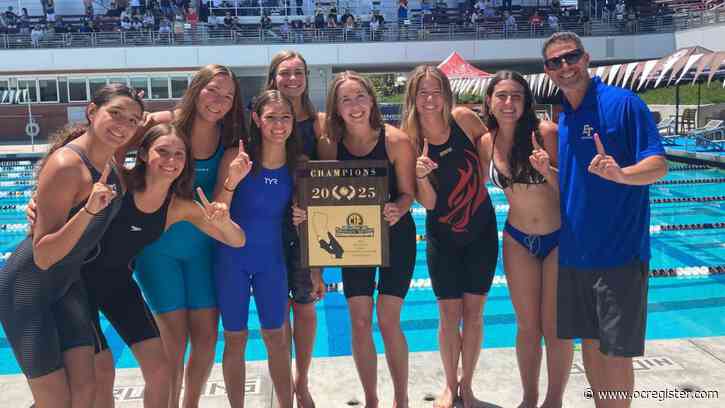 El Toro girls swimming wins first CIF-SS title since 1993