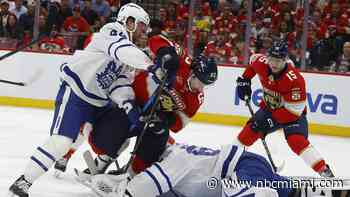 Marchand scores in OT, Panthers top Maple Leafs 5-4 to cut series deficit to 2-1