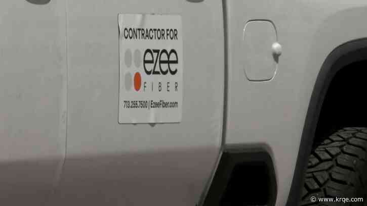 City of Albuquerque issues stop work order on company's fiber optic construction