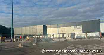 Work ongoing to open Aldi superstore in Warrington - here's when it will be opening