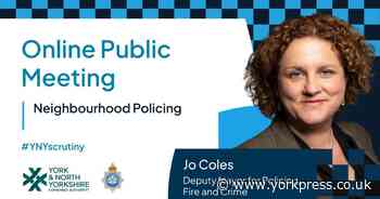 Online meeting to hold North Yorkshire's Chief Constable to account