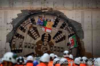 HS2 celebrates first Birmingham tunnel breakthrough