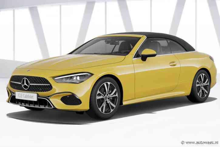 De Mercedes-Benz CLE is als cabrio bijna €10.000 duurder – Back to Basics