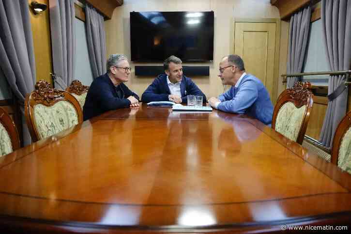 Emmanuel Macron appelle à des "discussions directes" entre Kiev et Moscou, Friedrich Merz évoque un "durcissement massif des sanctions": on fait le point sur la visite des dirigeants européens en Ukraine