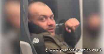 Man wanted after 'smiling masturbator' exposes himself on train to London