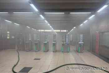 Metrostel geëvacueerd na beginnende brand