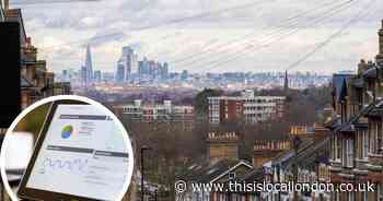 Which east London boroughs had the largest annual house price change?
