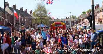 Walker VE Day 80th anniversary party pictures as street turned red, white and blue