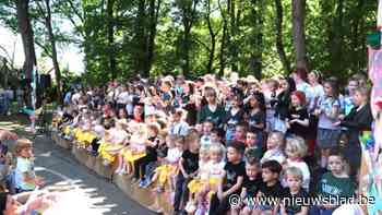 Kinderen ‘t Zandhofje voelen al festivalkriebels tijdens hun schoolfeest