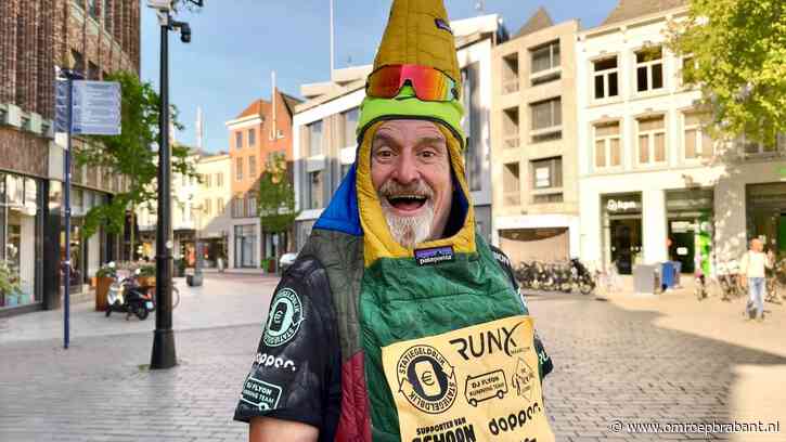 'Ouwe banaan' loopt elke dag een marathon en raapt rennend rommel op