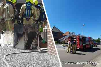 Elektrische storing in droogkast veroorzaakt brand in achterbouw van woning in Bocholt