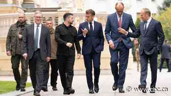 Ukraine, European leaders in Kyiv urge Moscow to agree to 'unconditional' ceasefire