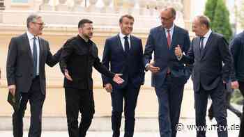 "Freie Welt ist wirklich geeint": Macron: USA werden Ukraine-Waffenruhe überwachen