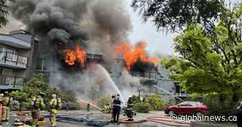Flames tear through North Vancouver seniors’ apartment complex