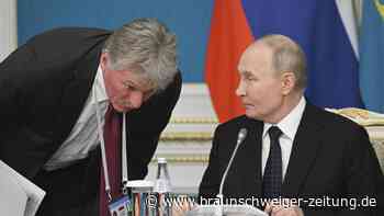 Nach vulgärer Entgleisung: Kreml will Waffenruhe doch prüfen