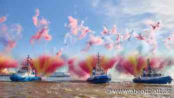 Farbenspektakel beim Hafengeburtstag: Schlepperballett begeistert