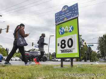 A lottery player in Surrey has beaten the odds and won an $80M Lotto Max jackpot