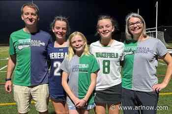 Twins face off in lacrosse for different Arlington girls teams