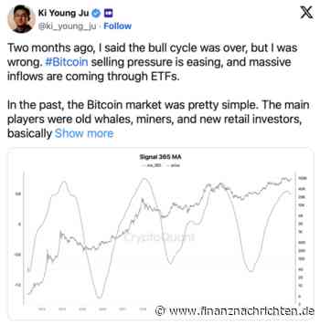 Bitcoin nähert sich dem Allzeithoch: On-Chain-Daten signalisieren bullischen Trend