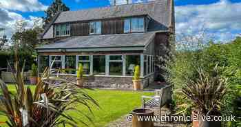 The secluded Northumberland caravan park and villa in beautiful gardens up for sale at £1.3m