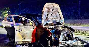 Portion of US-70 closed in Clayton after crash injures three people