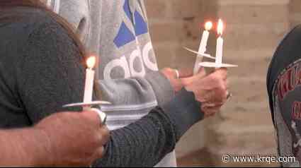 Candlelight vigil held for baby found dead in Albuquerque dumpster