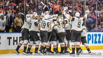 Golden Knights score with 0.4 seconds left in Game 3 to stun Oilers 4-3