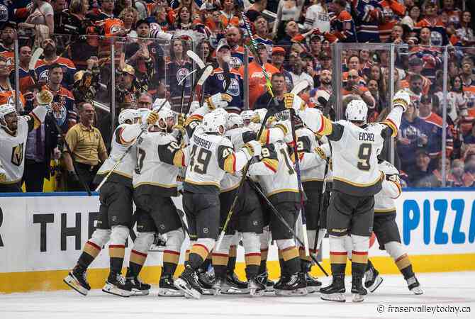 NHL playoffs: Smith’s last-second goal lifts Vegas over Edmonton 4-3 in Game 3