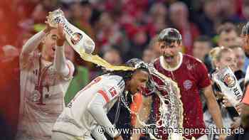 Volle Ladung! FCB-Stars erwischen Olise mit Bierdusche eiskalt