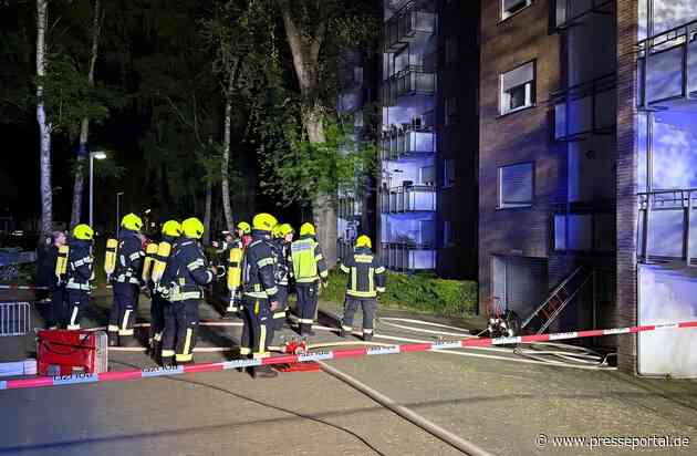 FW Bergheim: Feuerwehr löscht brennende Fahrzeuge in Tiefgarage Starke Rauchentwicklung - Mehrere PKW betroffen