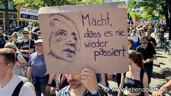 1800 Menschen demonstrieren in Hamburg für AfD-Verbot