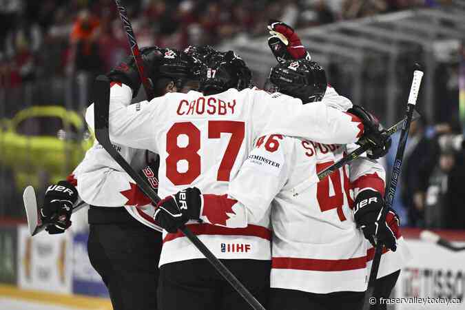 US blanks newcomer Hungary for 2nd straight shutout at hockey worlds, Canada routs Latvia
