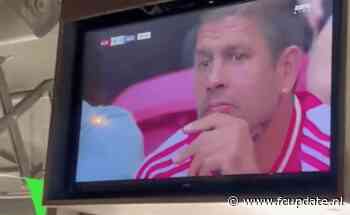 Opmerkelijke beelden uit Feyenoord-café tijdens Ajax - NEC
