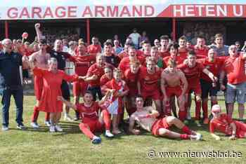 EC Oudenhove buigt dubbele achterstand om en promoveert: “Uitzonderlijk mooi moment in de clubgeschiedenis”