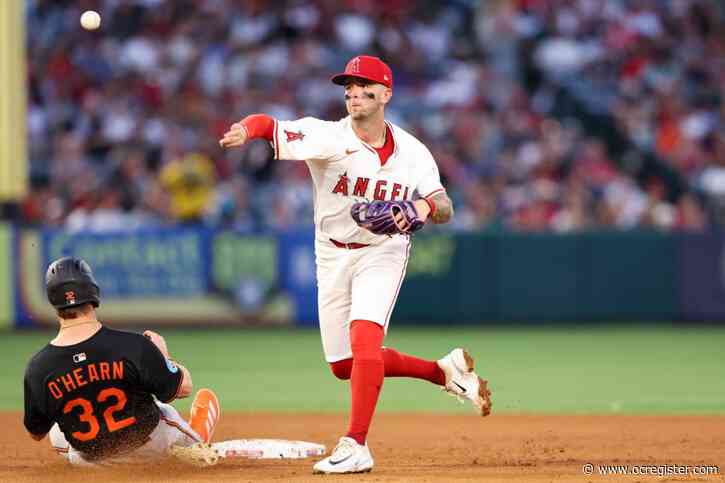 Angels’ shortstop Zach Neto still rebuilding his arm strength after surgery