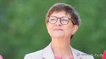 Rückzug von der Spitze: Saskia Esken tritt nicht zur Wiederwahl als SPD-Vorsitzende an