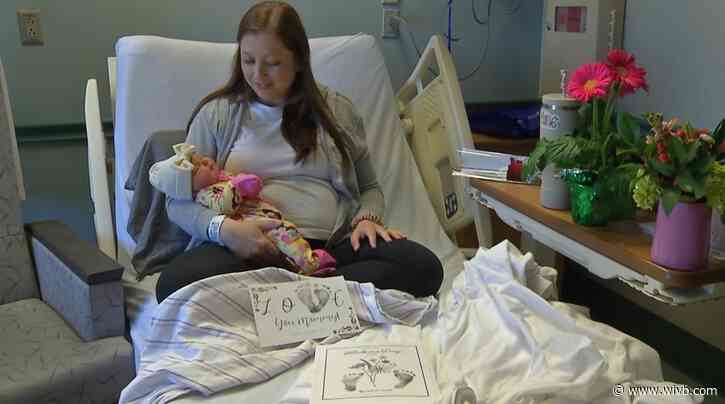 'It's the best gift ever': Local NICU nurse spends Mother's Day in hospital after welcoming her baby girl