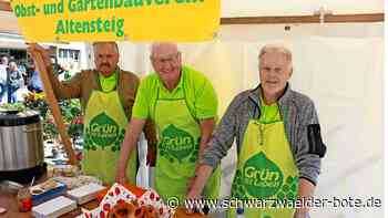 Themenmarkt in Altensteig: Kürbisse dürfen jetzt kräftig wachsen