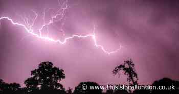 Thunderstorms could batter London tomorrow as weather warning issued