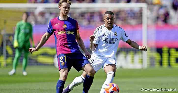 Lachende Barça-aanvoerder De Jong door schade en schande wijs: ’Beetje zelfde als met Ajax in 2019’