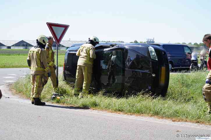 Fors eenzijdig ongeval op N962 bij Kiel-Windeweer