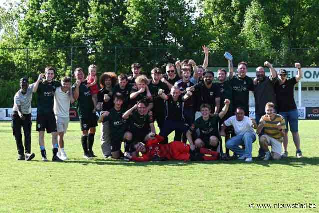 Tienkoppig Meldert blijft na strafschoppenthriller in de running voor promotie: “Blij dat we ondanks alles nog altijd kans maken op derde provinciale”